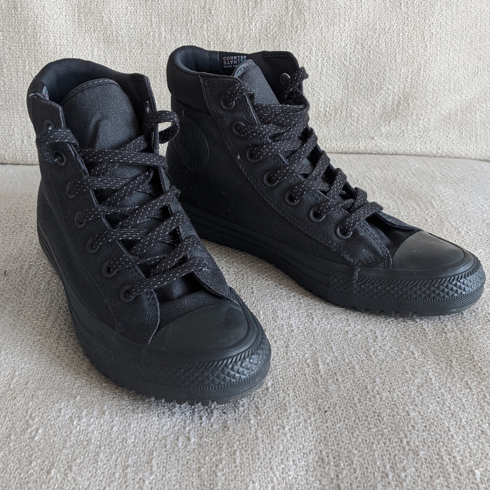 CHARCOAL COLOURED WATER-REPELLENT CONVERSE